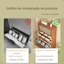Armário de Sapatos de Bambu + 1 Ano de Garantia